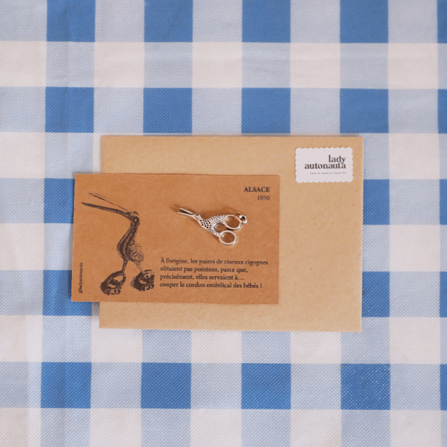 Pendentif Ciseaux Cigogne
