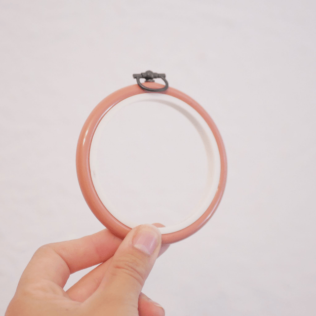 Tambour à broder - Flexi hoop (7,5cm)