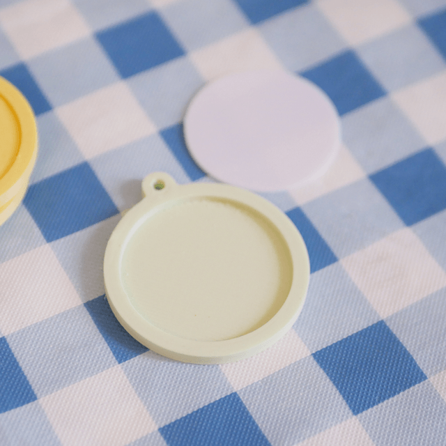 Mini tambour à broder en 3D (4,7cm)