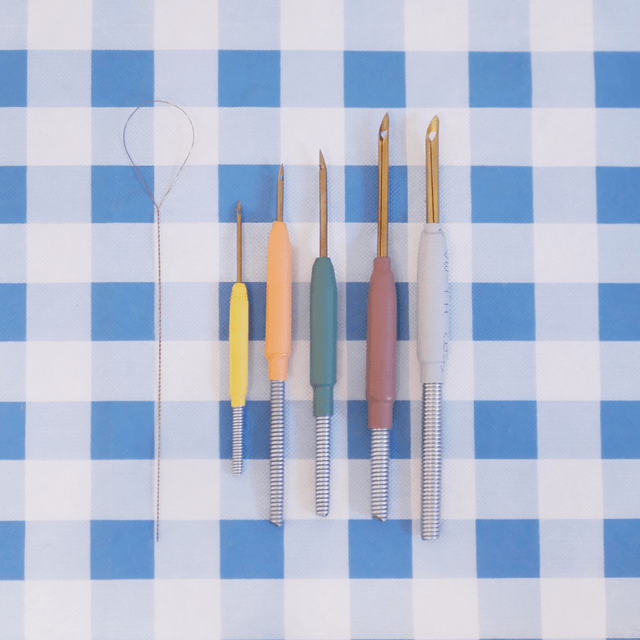 Pack de 5 Aiguilles Punch Needle Stay Crafty®