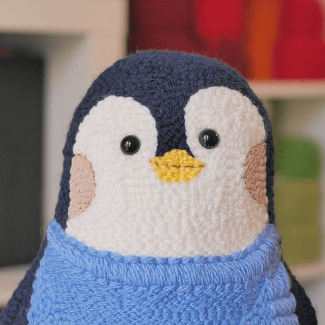 Mini doudou déco | Un p'tit penguin d'hiver