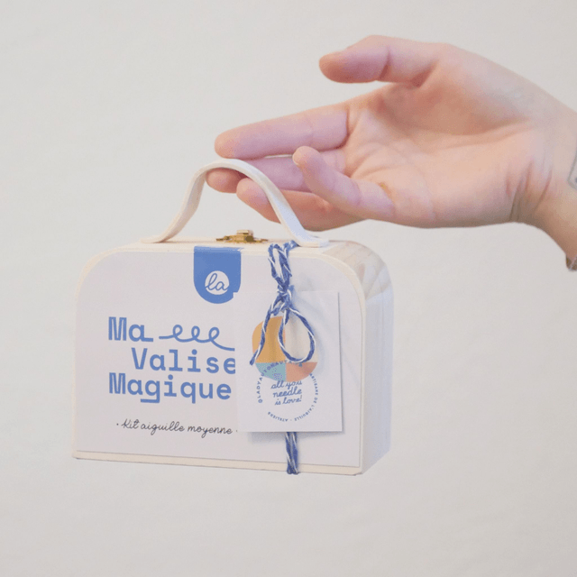 Kit Punch Needle Ma Valise Magique ✨ | Aiguille moyenne réglable